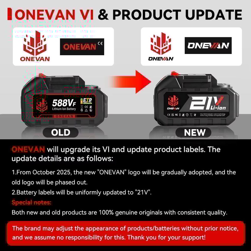 ONEVAN Cordless Telescoping Pole Saw 4500W Brushless High Branch Pruning Tool For 18V Battery 5