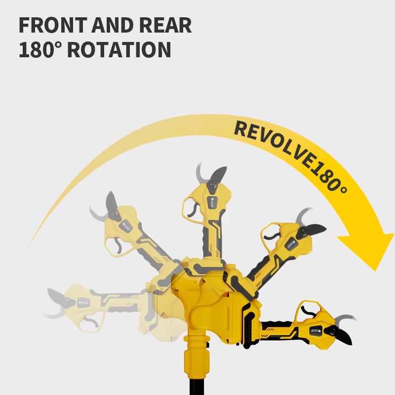 Brushless 6 Inch Cordless Electric Chainsaw Telescoping Pole Pruner For Dewalt 20V Battery 3