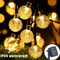 Solar Outdoor String Lights 200 LED Crystal Globe Waterproof Fairy Lights For Garden And Party Deco 6