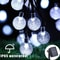 Solar Outdoor String Lights 200 LED Crystal Globe Waterproof Fairy Lights For Garden And Party Deco 7