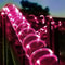 Solar LED Rope Tube String Lights Outdoor Garden And Christmas Decoration Flexible Fairy Light Garl 10