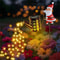 Solar Powered Santa Claus Garden Light Outdoor LED Christmas Yard Decoration Waterproof 0