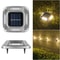 8 LED Solar Ground Light Waterproof Warm Glow Outdoor Pathway And Driveway Marker 0