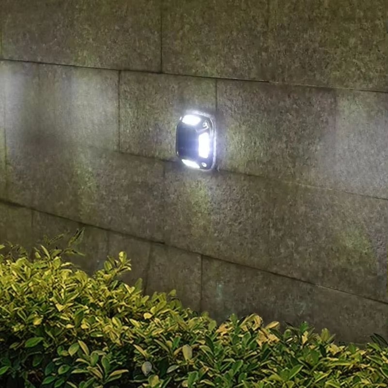 8 LED Solar Ground Light Waterproof Warm Glow Outdoor Pathway And Driveway Marker 7