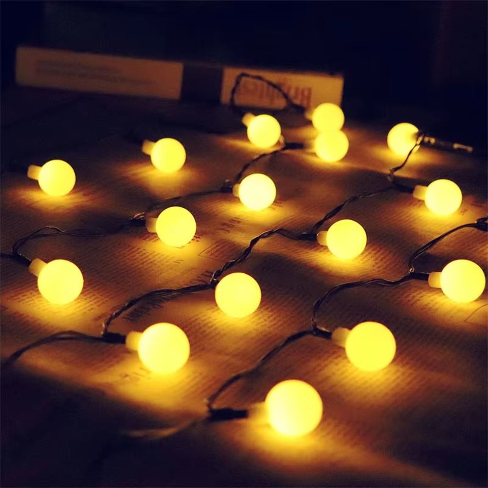Solar Globe Fairy String Lights With 8 Lighting Modes For Outdoor Garden And Christmas Decor 1