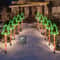 Solar Candy Cane Pathway Lights Set With 8 Lighting Modes For Outdoor Christmas Decor 0
