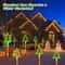 Solar Candy Cane Pathway Lights Set With 8 Lighting Modes For Outdoor Christmas Decor 2