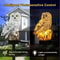 Solar Powered LED Owl Garden Stake Light With Automatic Dusk To Dawn Lighting 2