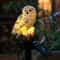 Solar Powered LED Owl Garden Stake Light With Automatic Dusk To Dawn Lighting 6