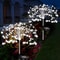 LED Solar Flower Firework Fairy Lights Waterproof Outdoor Garden And Pathway Decor 6