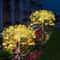 LED Solar Flower Firework Fairy Lights Waterproof Outdoor Garden And Pathway Decor 8