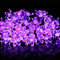 Purple Solar Flower Fairy String Lights Outdoor Decorative Garden Lighting 2