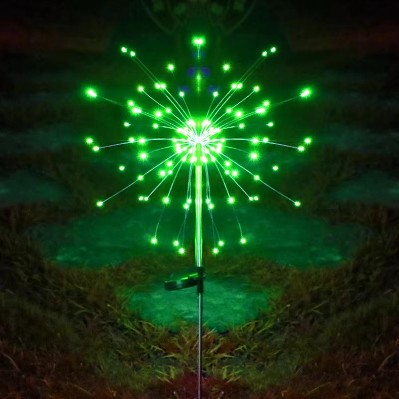 LED Solar Firework Stake Lights Outdoor Garden Landscape Decoration 10