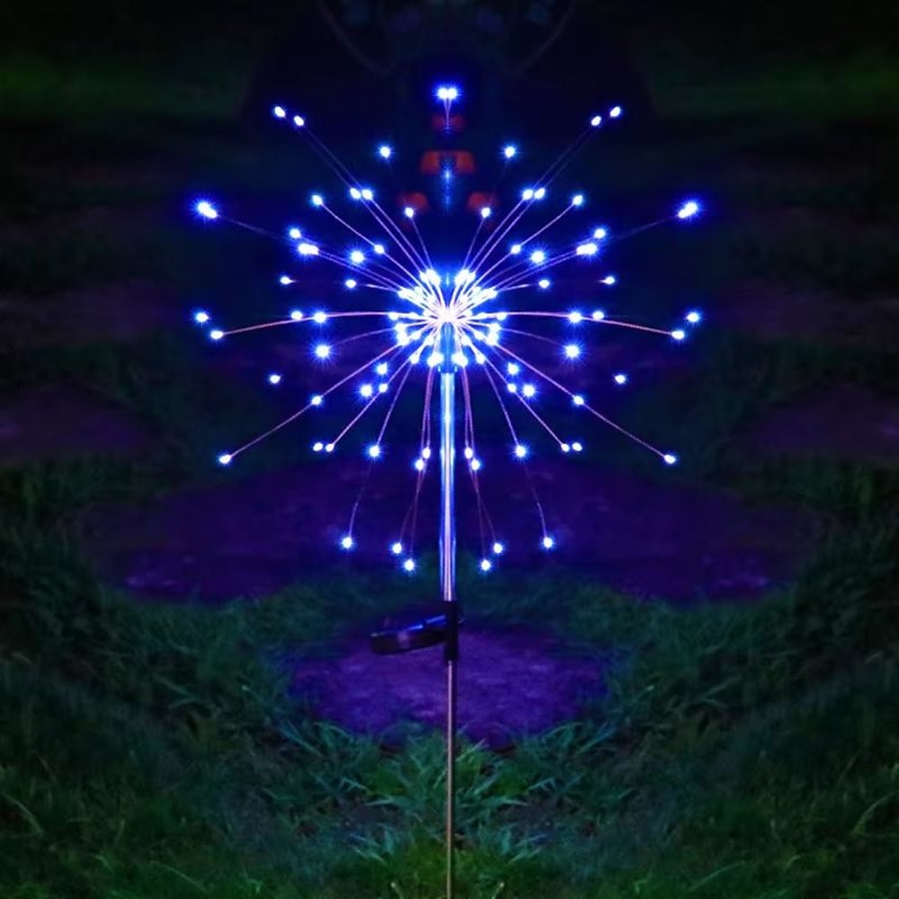 LED Solar Firework Stake Lights Outdoor Garden Landscape Decoration 6