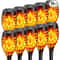 Solar Flame Torch Lights Flickering Waterproof Outdoor Garden And Pathway Decor Set 0