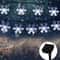 Outdoor Solar Snowflake String Lights For Garden Christmas And Wedding Decor 6