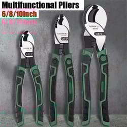 high carbon steel cable cutter pliers 6in 8in or 10in manual wire cutting tool