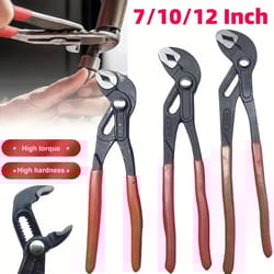 large opening universal adjustable wrench pliers 7in 10in or 12in quick release hand tool