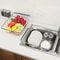 Retractable Sink Drain Rack Adjustable Dish And Produce Washing Basket For Kitchen Sink 2