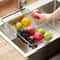 Retractable Sink Drain Rack Adjustable Dish And Produce Washing Basket For Kitchen Sink 4