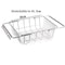 Retractable Sink Drain Rack Adjustable Dish And Produce Washing Basket For Kitchen Sink 7