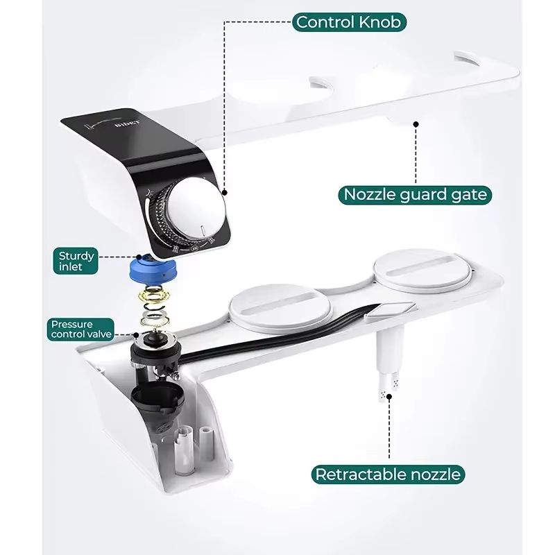 Portable Non Electric Bidet Spray Attachment For Women Hygienic Bathroom Use 4