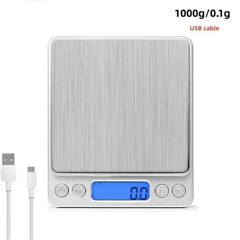 Mini Pocket Digital Kitchen Scale Precision Jewelry And Food Scale With Backlit LCD 10