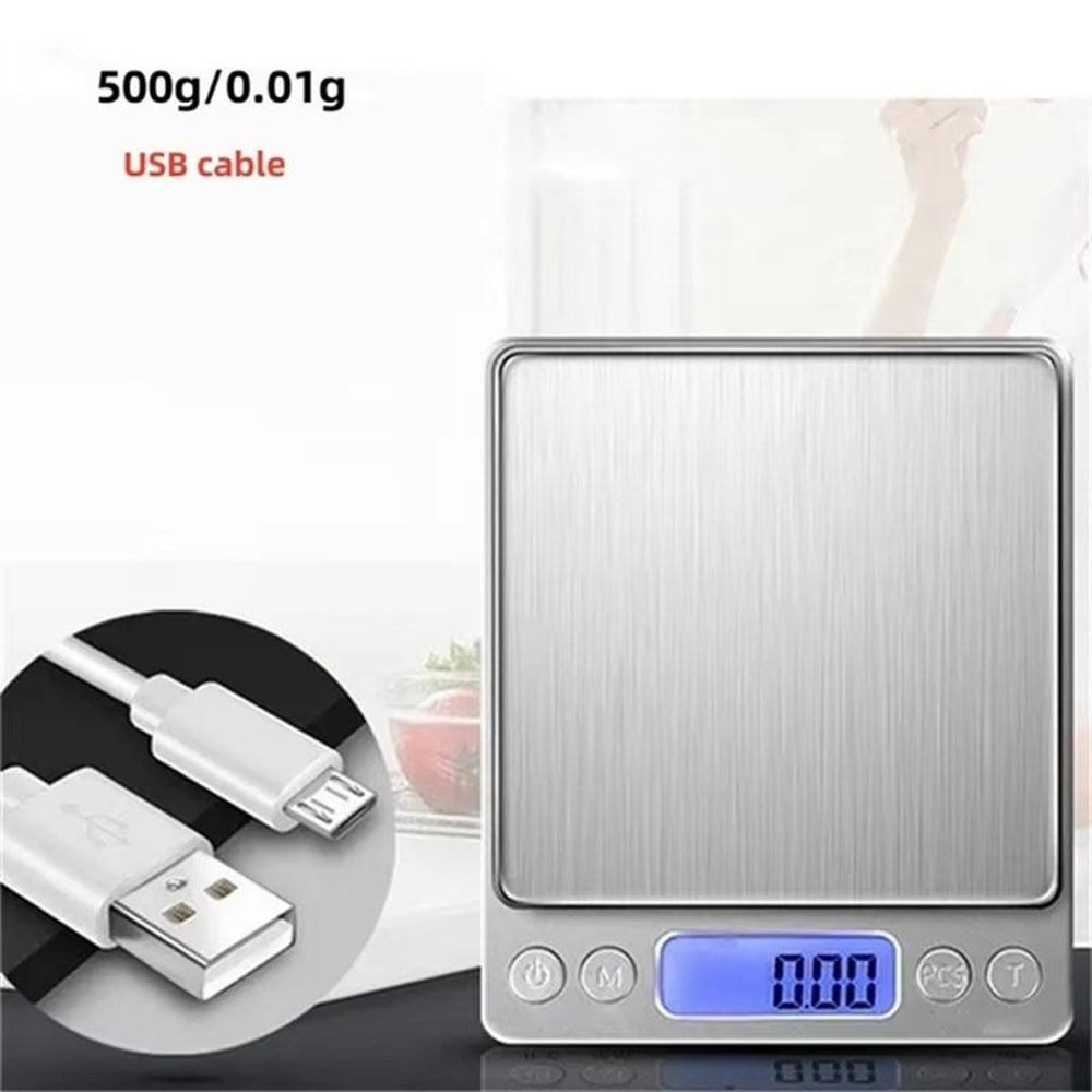 Mini Pocket Digital Kitchen Scale Precision Jewelry And Food Scale With Backlit LCD 13