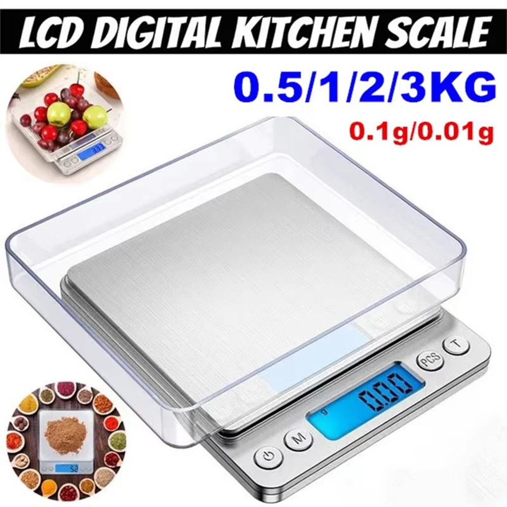 Mini Pocket Digital Kitchen Scale Precision Jewelry And Food Scale With Backlit LCD 1