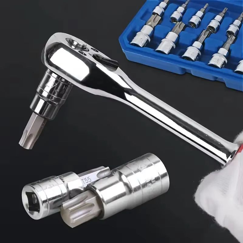 13Piece Torx Bit Socket Set T8T70 Star Screwdriver Bits With Storage Case 4