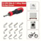 13in1 Multi Adjustable Ratchet Screwdriver Set With Nut Drivers And Security Bits 1