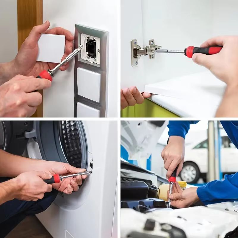 13in1 Multi Adjustable Ratchet Screwdriver Set With Nut Drivers And Security Bits 3