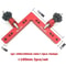 3Piece 90 Degree LShaped Woodworking Corner Clamps Carpenter Square Fixture Set 8