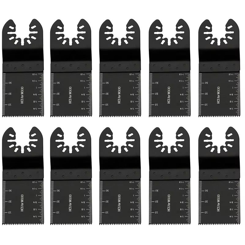 10Piece Oscillating Saw Blade Set 134in Universal Multi Tool Blades For Wood Metal And Plastic 6