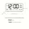 LCD Electronic Digital Alarm Clock With Temperature Humidity Display And Snooze Function 5