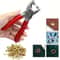 Grommet Eyelet Plier Kit Manual Hole Punch Tool Set For Leather Sewing And DIY Projects 0