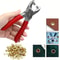 Grommet Eyelet Plier Kit Manual Hole Punch Tool Set For Leather Sewing And DIY Projects 0