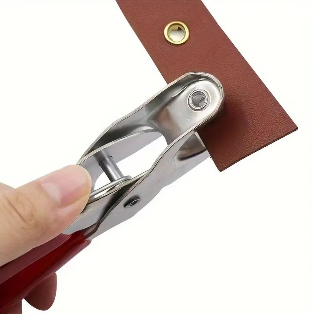 Grommet Eyelet Plier Kit Manual Hole Punch Tool Set For Leather Sewing And DIY Projects 4