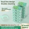 Double Line Dental Floss Picks 100150500PCS Portable Interdental Flossers With Toothpick Tip For Ad 8