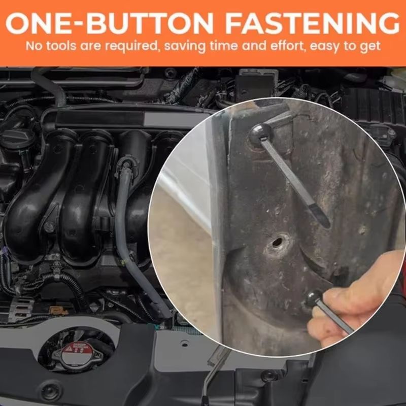 UV Resistant Nylon Cable Tie Buckle SelfLocking Zip Tie Fasteners With Pin And Button For Quick Rep 2