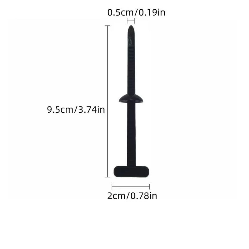 UV Resistant Nylon Cable Tie Buckle SelfLocking Zip Tie Fasteners With Pin And Button For Quick Rep 5