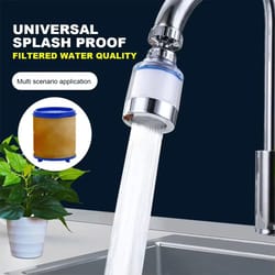 universal tap water filter and shower water purifier with pp cotton cartridge for kitchen and bathroom