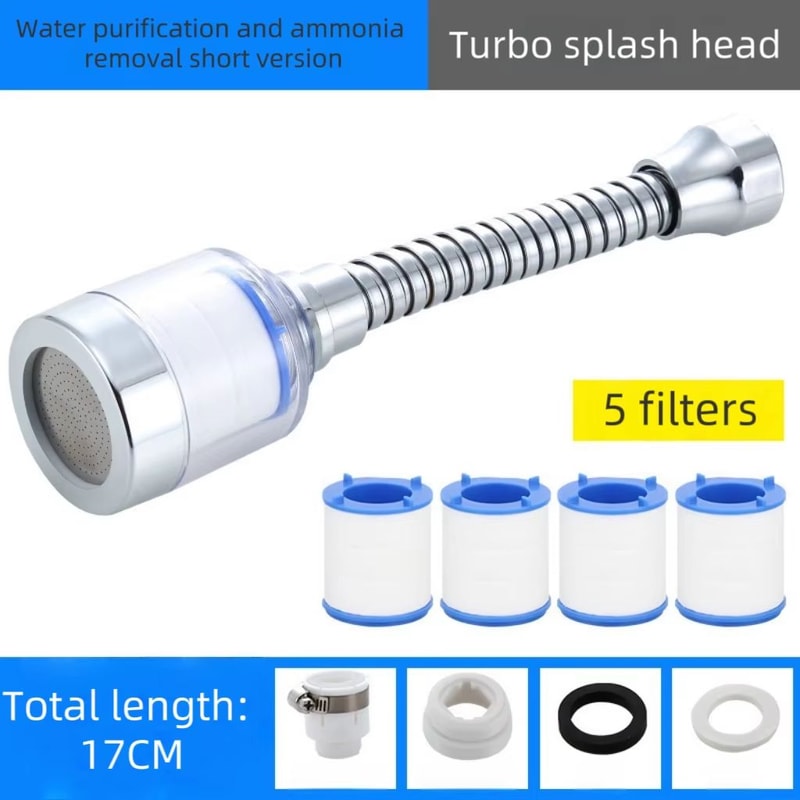 Universal Tap Water Filter And Shower Water Purifier With PP Cotton Cartridge For Kitchen And Bathr 7