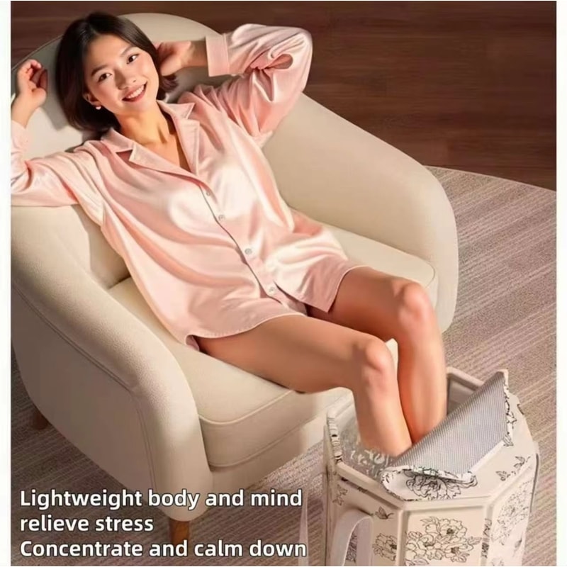 Insulated Foldable Foot Bath Tub CalfHigh Portable Foot Soaking Bag For Home And Travel 4