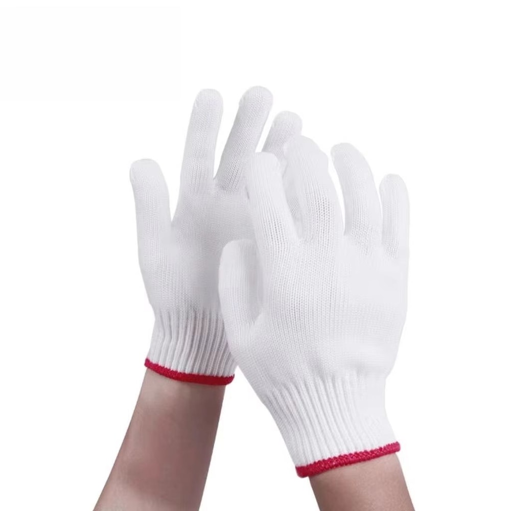 Pure Cotton Breathable Anti Slip Work Gloves Bulk Pack 103060 Pairs For Cleaning Handling And Daily 6