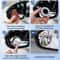 2PCS Suction Cup Blind Spot Mirror 360 Degree Adjustable Wide Angle Convex Mirrors For Safer Lane C 4