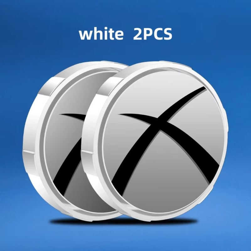 2PCS Suction Cup Blind Spot Mirror 360 Degree Adjustable Wide Angle Convex Mirrors For Safer Lane C 6