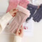 Womens Winter Gloves Velvet Lined Touchscreen Cycling Gloves Soft Warm Windproof Gloves 5