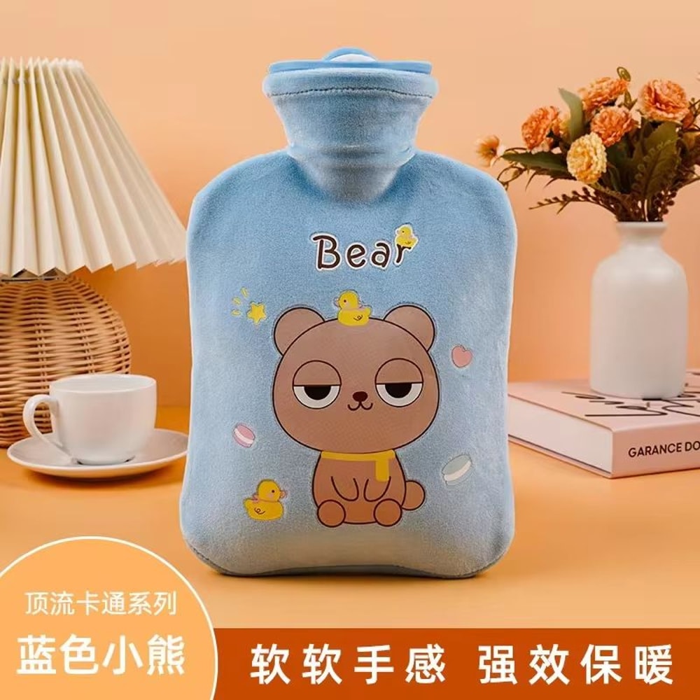 Thick PVC Insulated Hot Water Bottle ExplosionProof For LongLasting Warmth And HotCold Therapy 6