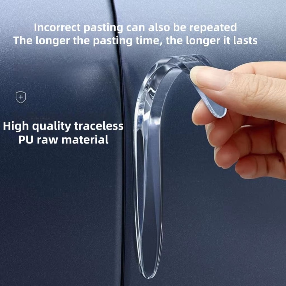 Transparent Car Door Edge Protector Tape AntiCollision Protection Stickers For Door Bumper And Rear 0